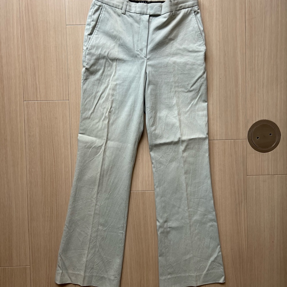 Theory Light Gray Women's Pants